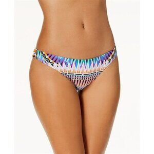 NWT Bar III Sunburst XL Multi Cheeky Hipster Bikini Swim Bottoms #89914
